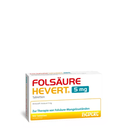 Folsäure Hevert 5 mg Tablet