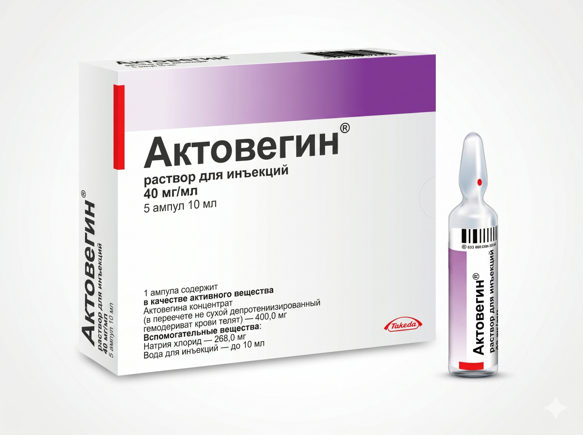 Actovegin 200 mg 5 Ampoules